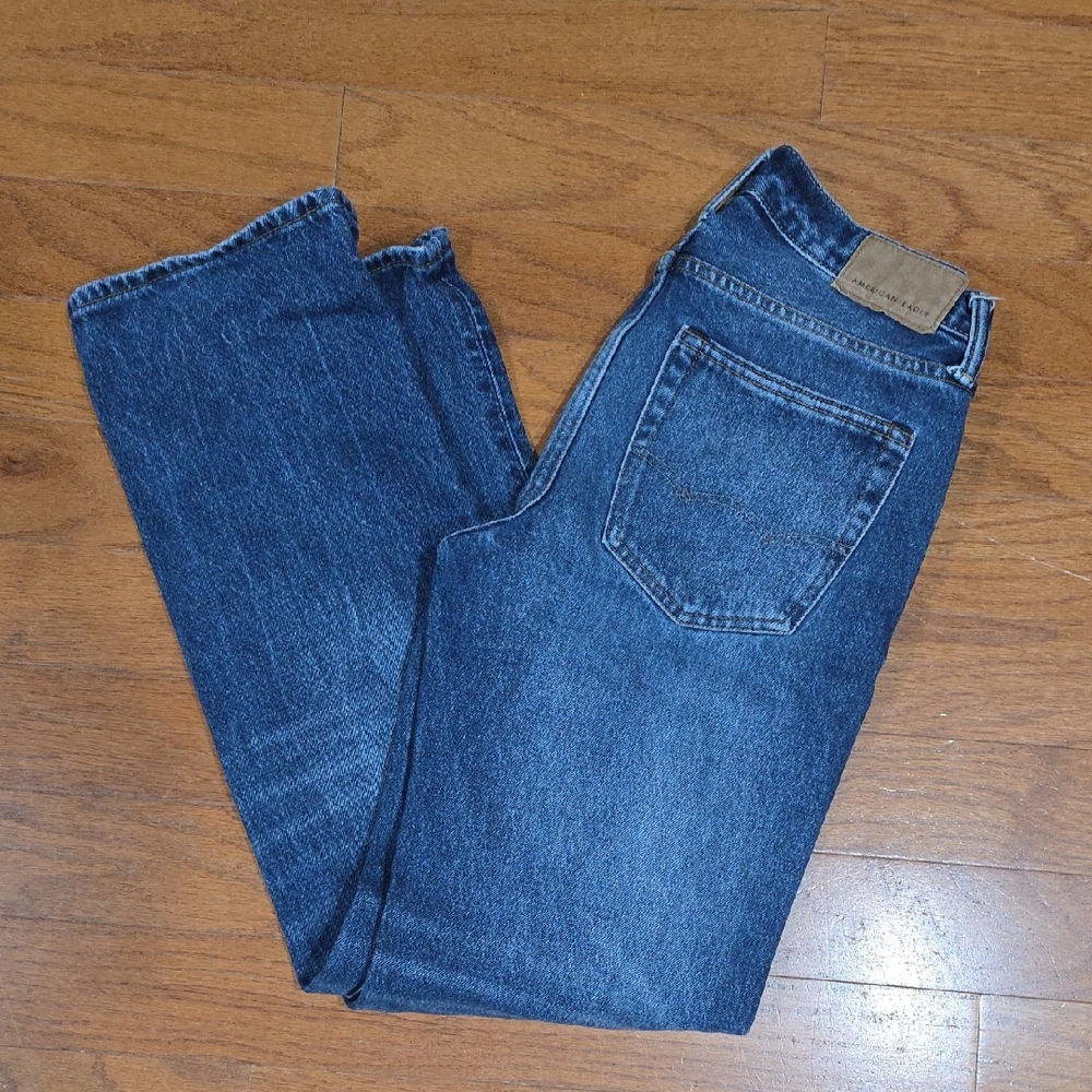 American Eagle Outfitters Dark‎ Blue Straight Jeans
